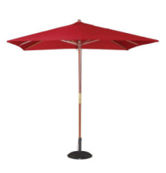 Parasol carré Bolero 2,5m rouge