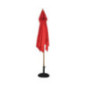 Parasol carré Bolero 2,5m rouge