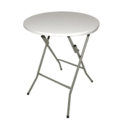 Table ronde pliante Bolero 735(H) x 600(Ø)mm