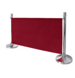 Barrière en toile Bolero rouge