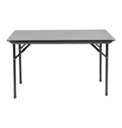 Table rectangulaire pliante grise en ABS Bolero 1220mm