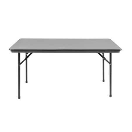 Table rectangulaire pliante grise en ABS Bolero 1520mm