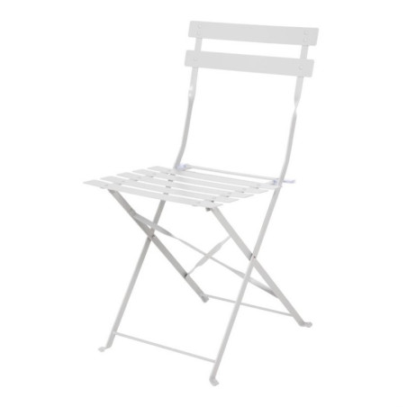 Chaise de terrasse pliantes en acier gris Bolero (lot de 2)