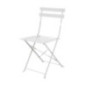 Chaise de terrasse pliantes en acier gris Bolero (lot de 2)