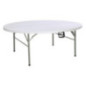 Table ronde pliante par le centre Bolero 1,8m