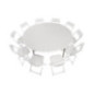 Table ronde pliante par le centre Bolero 1,8m