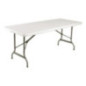 Table pliable au centre Bolero blanche 1829mm