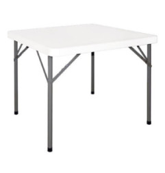 Table carrée pliante en PE Bolero 86cm