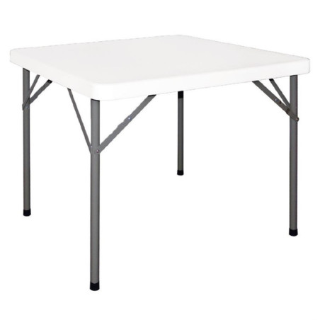 Table carrée pliante en PE Bolero 86cm