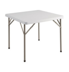 Table carrée pliante en PE Bolero 86cm