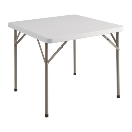 Table carrée pliante en PE Bolero 86cm