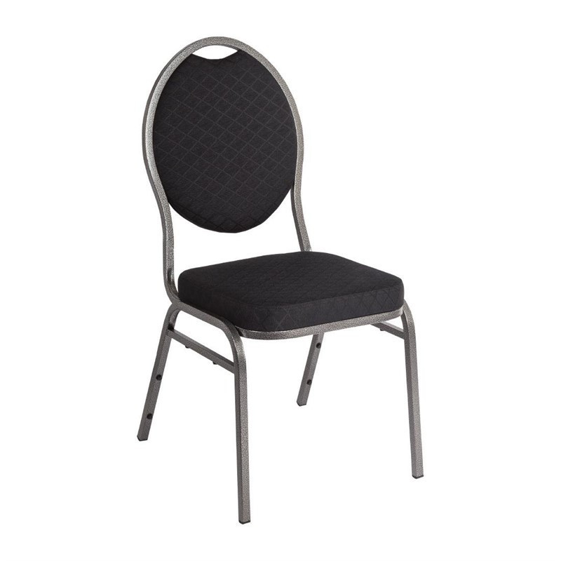 Chaises de banquet dossier ovale Bolero (Lot de 4)