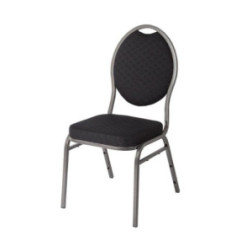 Chaises de banquet dossier ovale Bolero (Lot de 4)