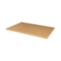 Plateau de table rectangulaire pré percé Bolero coloris hêtre
