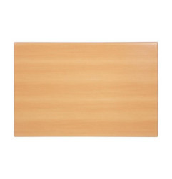 Plateau de table rectangulaire pré percé Bolero coloris hêtre