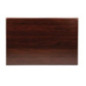 Plateau de table rectangulaire pré percé Bolero coloris marron foncé