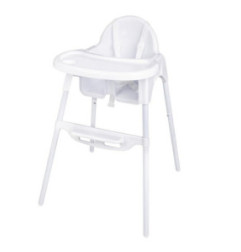 Chaise haute bébé Bolero blanc brillant