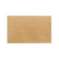 Plateau de table rectangulaire pré-percé coloris frêne naturel Bolero 700 x 1100mm