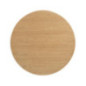 Plateau de table rond pré-percé coloris frêne naturel Bolero 600mm