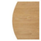 Plateau de table rond pré-percé coloris frêne naturel Bolero 600mm