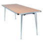 Table pliante effet hêtre Contour Gopak 1830mm