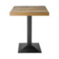 Plateau de table carré Bolero effet bois vieilli - 60 cm