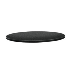 Plateau de table rond Topalit Classic Line 70cm anthracite