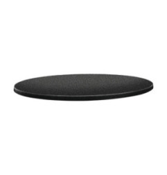 Plateau de table rond Topalit Classic Line 80cm anthracite