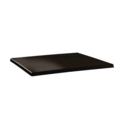 Plateau de table rectangulaire Topalit Classic Line 120x80cm wengé