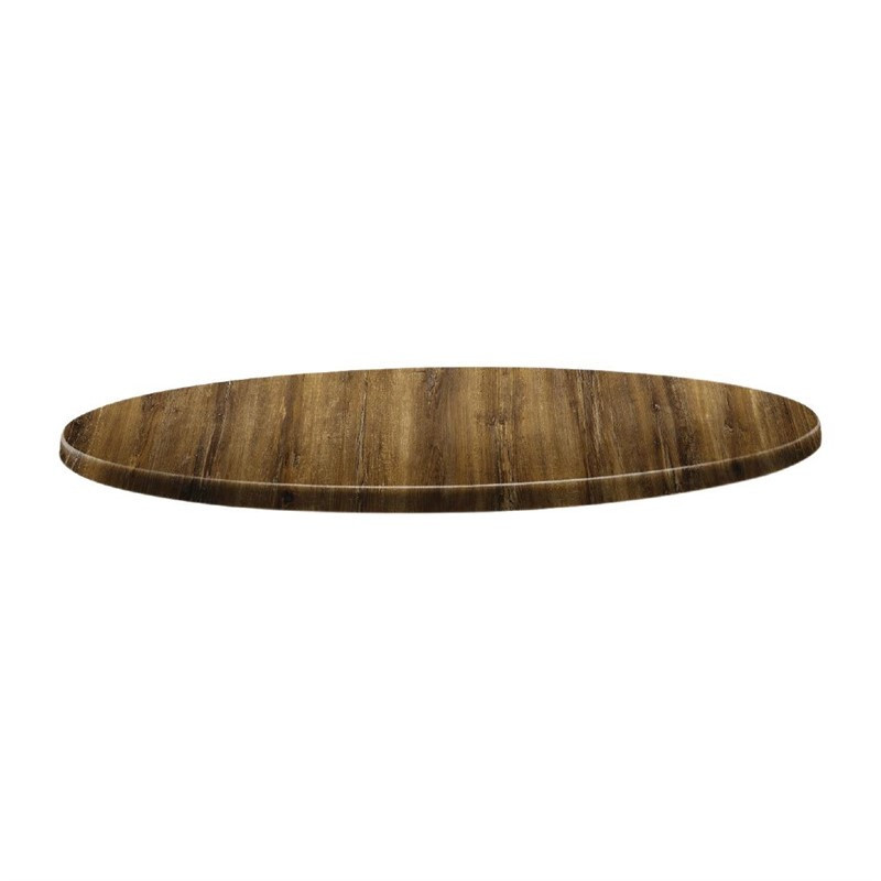 Plateau de table rond Topalit Classic Line 60cm atacama cherry