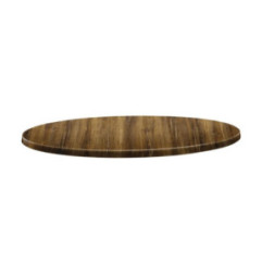 Plateau de table rond Topalit Classic Line 80cm atacama cherry