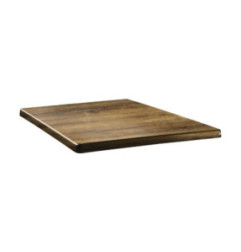 Plateau de table carré Topalit Classic Line 70x70cm atacama cherry