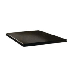 Plateau de table carré Topalit Classic Line 70x70cm cyprus metal