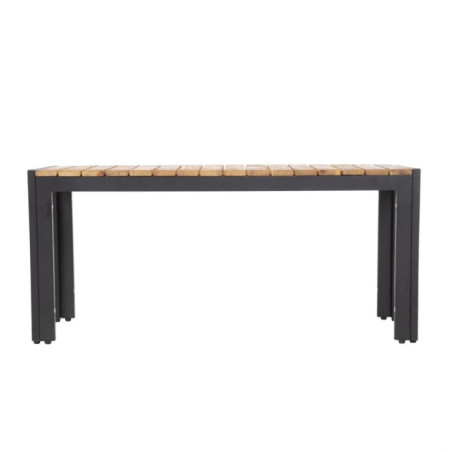 Bancs en acier et acacia Bolero 100 cm (lot de 2)