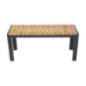 Bancs en acier et acacia Bolero 100 cm (lot de 2)