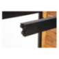 Bancs en acier et acacia Bolero 100 cm (lot de 2)