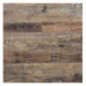 Plateau de table rectangulaire pré-percé Bolero urban foncé 700mm