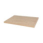 Plateau de table rectangulaire pré-percé Bolero naturel antique 700mm