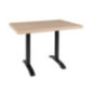 Plateau de table rectangulaire pré-percé Bolero naturel antique 700mm