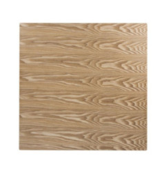 Plateau de table carré pré-percé coloris frêne naturel Bolero 700mm