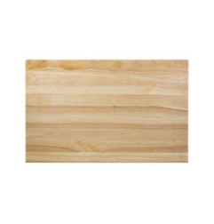 Plateau de table rectangulaire pré-percé coloris bois naturel Bolero 700 x 1100mm