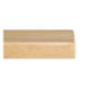 Plateau de table rectangulaire pré-percé coloris bois naturel Bolero 700 x 1100mm