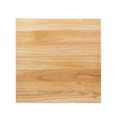 Plateau de table carré pré-percé coloris bois naturel Bolero 700mm