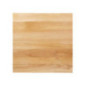 Plateau de table carré pré-percé coloris bois naturel Bolero 700mm