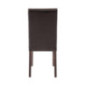 Chaises en simili cuir Bolero noires (Lot de 2)