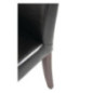 Chaises en simili cuir Bolero noires (Lot de 2)