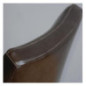 Chaises confortables en simili cuir Bolero marron foncé (Lot de 2)