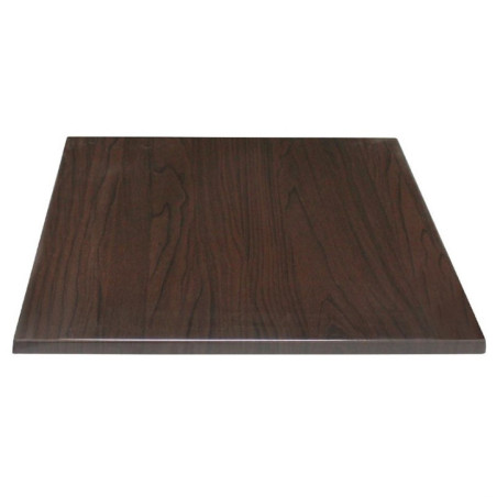 Plateau de table carré Bolero marron foncé 600mm