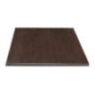 Plateau de table carré Bolero marron foncé 600mm