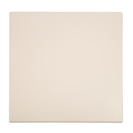 Plateau de table carré Bolero blanc 600mm